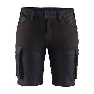 Serviceshorts med stretch Dam