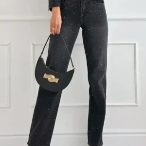 Jeans med strass
