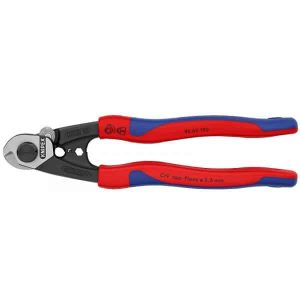 Knipex kabelsax två pressprofiler för ändhylsor på bowdenhöljen och vajrar