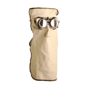 Svetsmask i läder 30 cm eller 45 cm