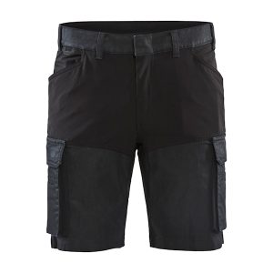 Serviceshorts med denimstretch