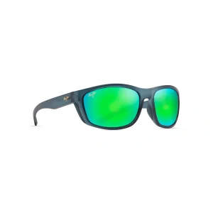 Maui Jim Nuu Landing Matte Teal Maui Green Polariserande Solglasögon