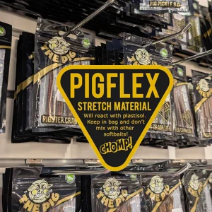 Betespaket: Pig Flex (TPE) abborrejiggar, grumligt vatten (3 förpackningar)